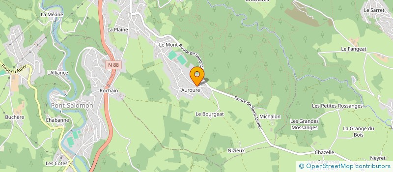 localisation de l'entreprise SOCIETE IMMOBILIERE BLACHON  SAINT-FERREOL-D'AUROURE