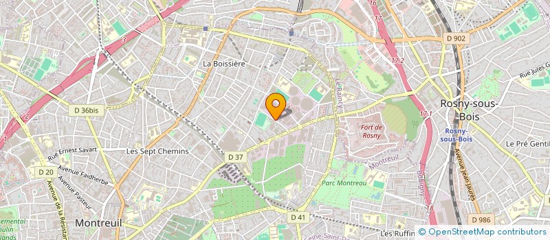 localisation de l'entreprise SOCIETE IMMOBILIERE BOUIX à MONTREUIL
