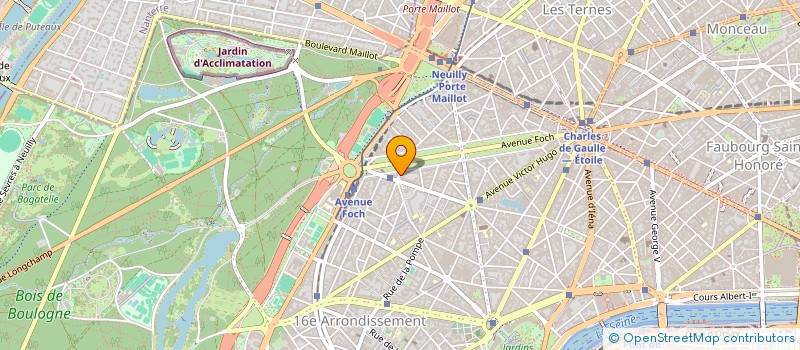 localisation de l'entreprise SOCIETE IMMOBILIERE BUGEAUD  PARIS