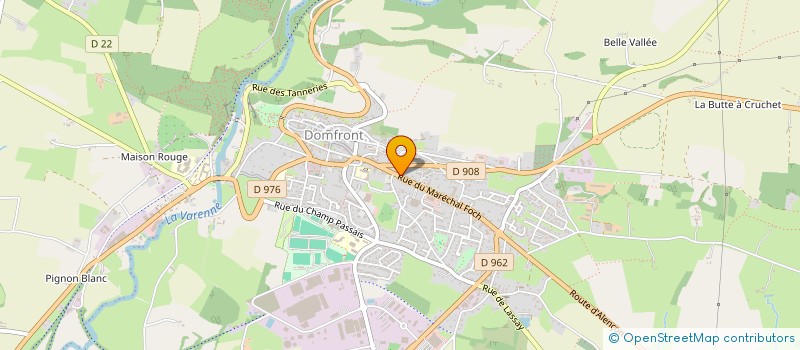 localisation de l'entreprise SOCIETE IMMOBILIERE C.D.E. à DOMFRONT-EN-POIRAIE