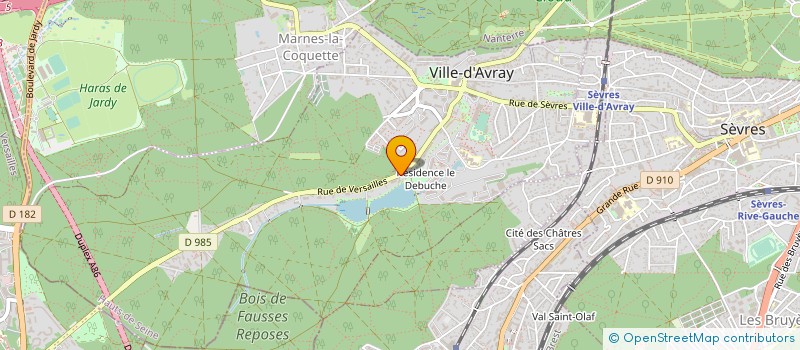 localisation de l'entreprise SOCIETE IMMOBILIERE CABASSUD  VILLE-D'AVRAY