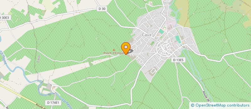 localisation de l'entreprise SOCIETE IMMOBILIERE CALSO  CAUX