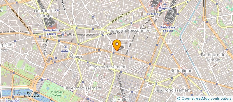 localisation de l'entreprise SOCIETE IMMOBILIERE CENTRAL  PARIS