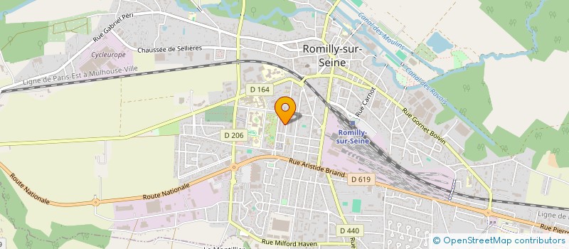 localisation de l'entreprise SOCIETE IMMOBILIERE CIVILE DABEK à ROMILLY-SUR-SEINE