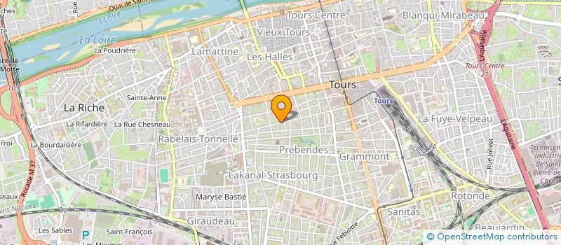 localisation de l'entreprise SOCIETE IMMOBILIERE COMETTE  TOURS