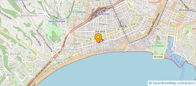 localisation de l'entreprise SOCIETE IMMOBILIERE COTE D AZUR à NICE