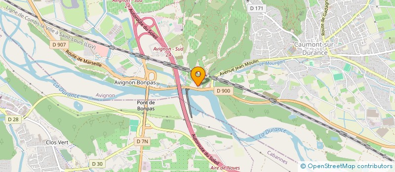 localisation de l'entreprise SOCIETE IMMOBILIERE DE CAUMONT  CAUMONT-SUR-DURANCE