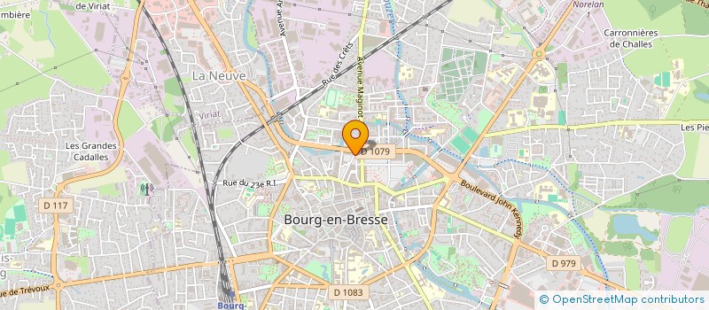 localisation de l'entreprise SOCIETE IMMOBILIERE DE CONSTRUCTION ET D INVESTISSEMENT DE L AIN  BOURG-EN-BRESSE