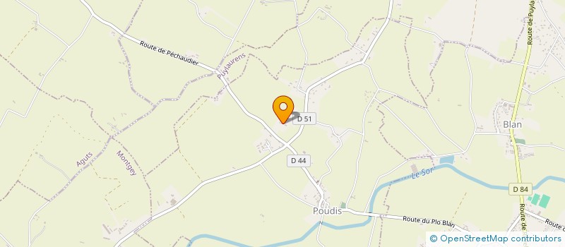 localisation de l'entreprise SOCIETE IMMOBILIERE DE GARROT  PUYLAURENS