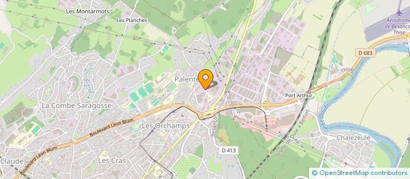 localisation de l'entreprise SOCIETE IMMOBILIERE DE GESTION ET MANAGEMENT D'ACTIF 25 001 ET PAR ABREVIATION SIGMA 25 001  BESANCON