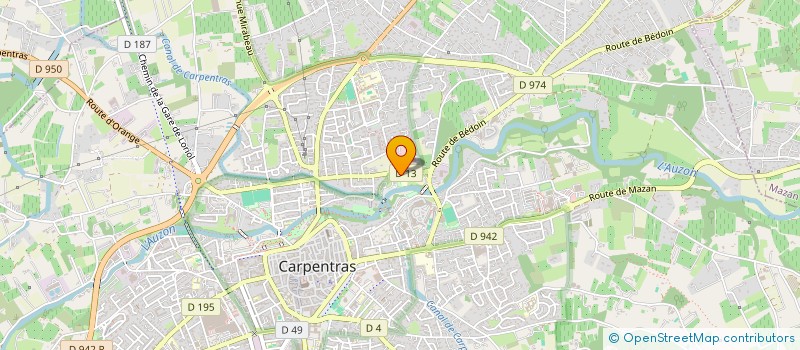 localisation de l'entreprise SOCIETE IMMOBILIERE DE L'AQUEDUC  CARPENTRAS