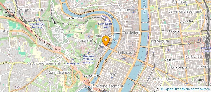 localisation de l'entreprise SOCIETE IMMOBILIERE DE L'ENSEIGNEMENT CATHOLIQUE LYONNAIS (SIECL)  LYON