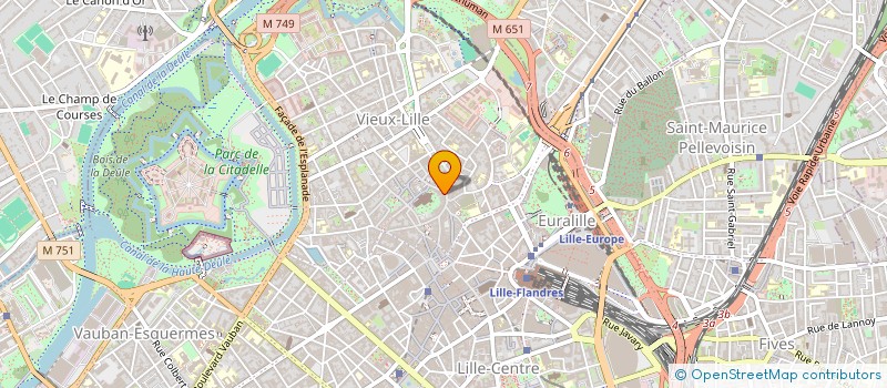 localisation de l'entreprise SOCIETE IMMOBILIERE DE L'HOTEL DE LA TREILLE EN ABREGE SIHT à LILLE