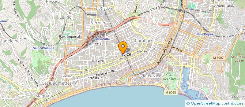 localisation de l'entreprise SOCIETE IMMOBILIERE DE LA COTE D'AZUR à NICE