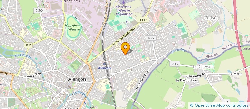 localisation de l'entreprise SOCIETE IMMOBILIERE DE LA GUIBERDIERE à ALENCON