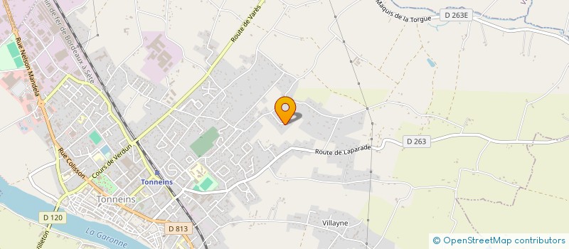 localisation de l'entreprise SOCIETE IMMOBILIERE DE LA LOULE  TONNEINS