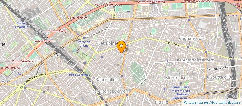localisation de l'entreprise SOCIETE IMMOBILIERE DE RENOVATION  PARIS