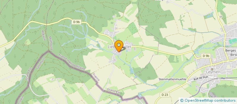 localisation de l'entreprise SOCIETE IMMOBILIERE DE SAINT-LOUIS  HESINGUE