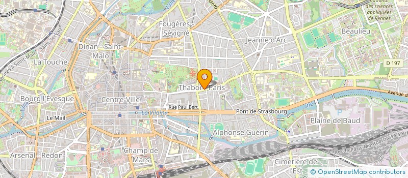 localisation de l'entreprise SOCIETE IMMOBILIERE DE SAINT-VINCENT à RENNES