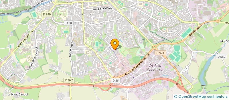 localisation de l'entreprise SOCIETE IMMOBILIERE DES CHENES  SAINT-LO