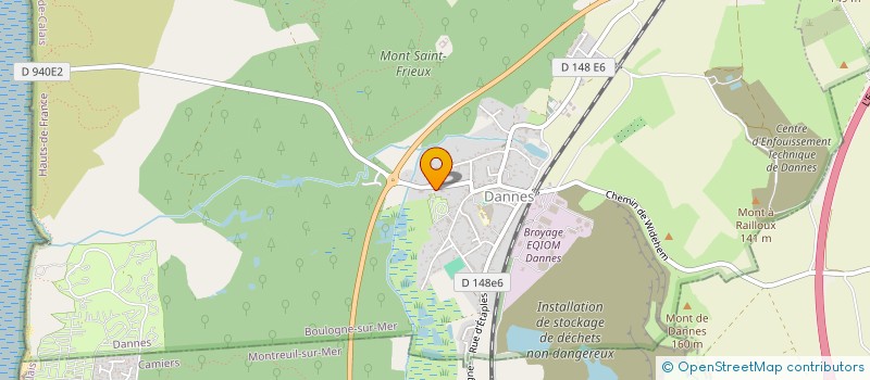 localisation de l'entreprise SOCIETE IMMOBILIERE DES DUNES DE DANNES  DANNES