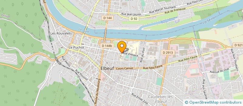 localisation de l'entreprise SOCIETE IMMOBILIERE DES ECE  ELBEUF