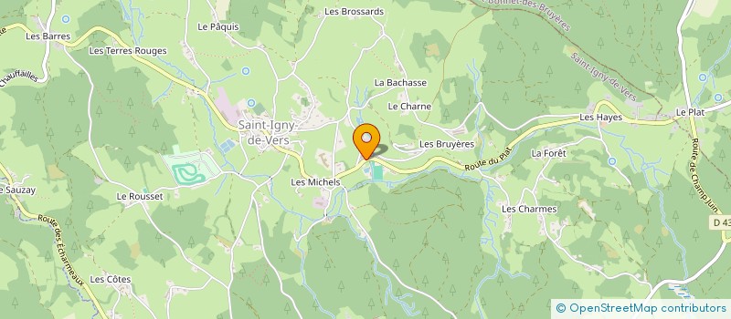 localisation de l'entreprise SOCIETE IMMOBILIERE DES GRANDS PRES  SAINT-IGNY-DE-VERS