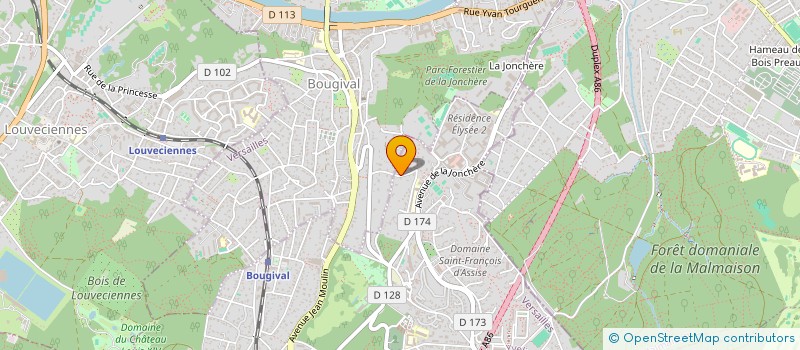 localisation de l'entreprise SOCIETE IMMOBILIERE DES PETITS BOIS  LA CELLE-SAINT-CLOUD