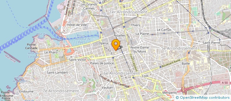localisation de l'entreprise SOCIETE IMMOBILIERE DES PHOCEENS à MARSEILLE
