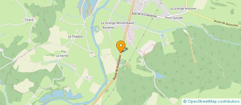 localisation de l'entreprise SOCIETE IMMOBILIERE DES PRES DESCHENAUD  SAINT-LOUP-GEANGES