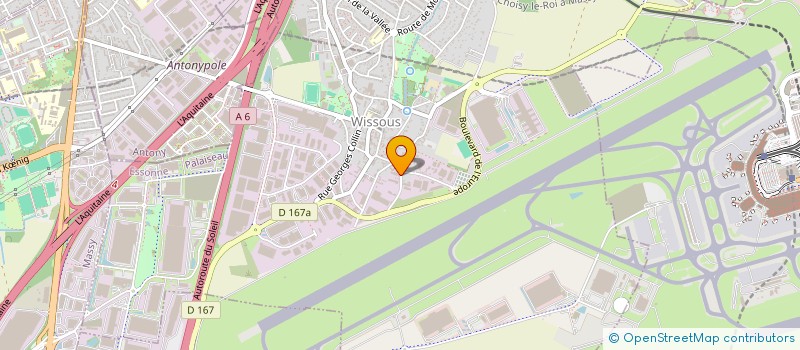 localisation de l'entreprise SOCIETE IMMOBILIERE DIVERSIFICATION ET AVENIR - IDA I à WISSOUS