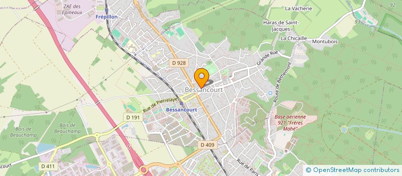 localisation de l'entreprise SOCIETE IMMOBILIERE DU 13 DE LA RUE DE PARIS  BESSANCOURT