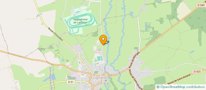 localisation de l'entreprise SOCIETE IMMOBILIERE DU CHAMP BATON  LIGNIERES