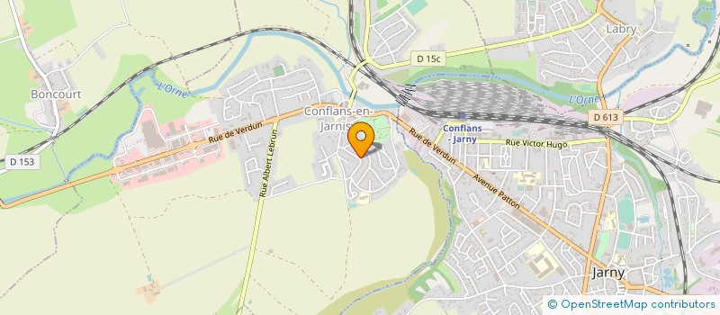 localisation de l'entreprise SOCIETE IMMOBILIERE DU CHEMIN  CONFLANS-EN-JARNISY