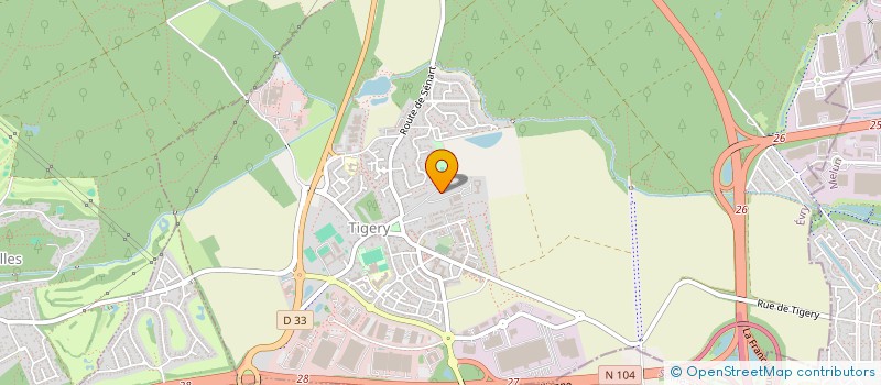 localisation de l'entreprise SOCIETE IMMOBILIERE DU DOMAINE DE TIGERY  TIGERY