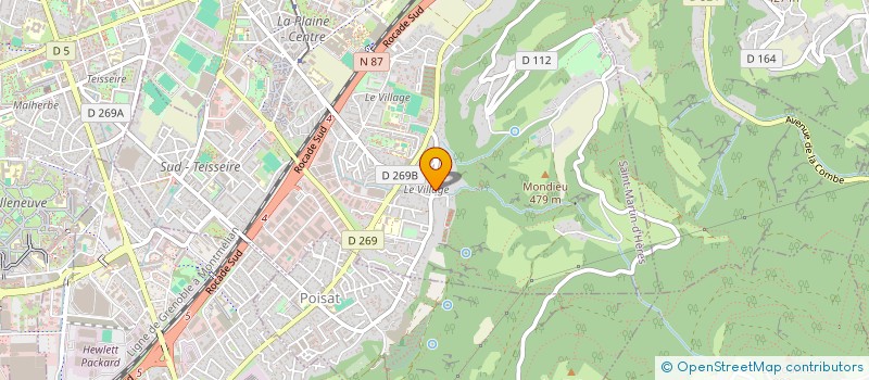 localisation de l'entreprise SOCIETE IMMOBILIERE DU LITTORAL  SAINT-MARTIN-D'HERES