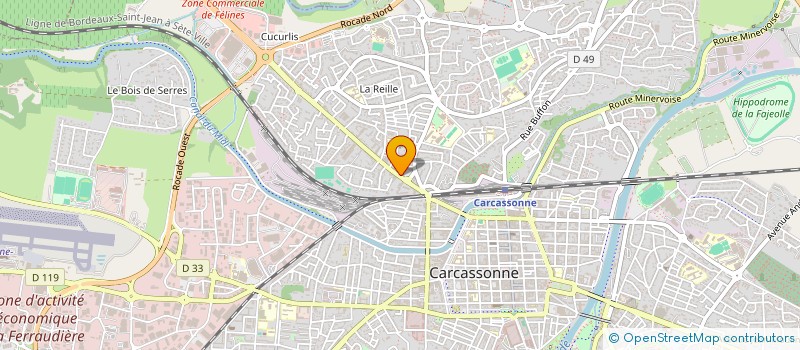 localisation de l'entreprise SOCIETE IMMOBILIERE DU PARC à CARCASSONNE