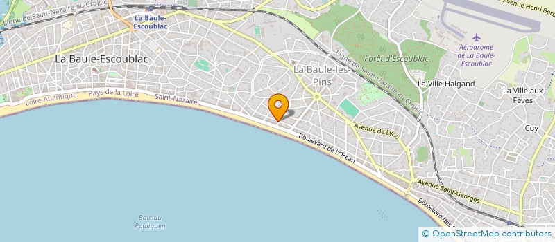 localisation de l'entreprise SOCIETE IMMOBILIERE DU QUAI à LA BAULE-ESCOUBLAC