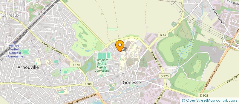 localisation de l'entreprise SOCIETE IMMOBILIERE DU THILLAY  LE THILLAY