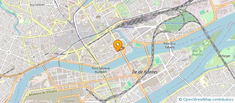 localisation de l'entreprise SOCIETE IMMOBILIERE DU VIVIER  NANTES