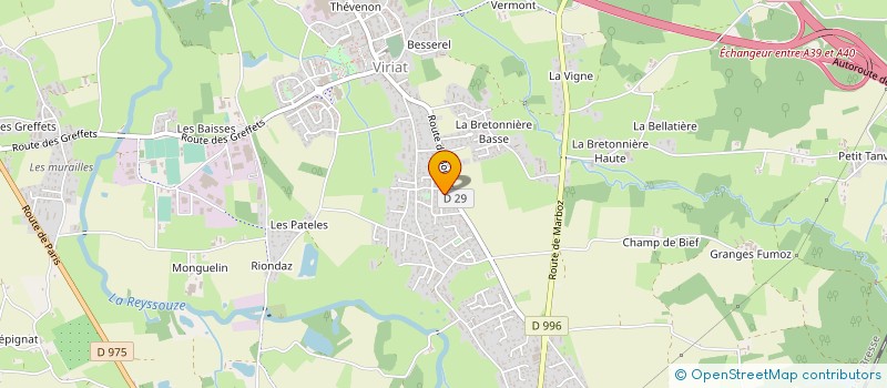 localisation de l'entreprise SOCIETE IMMOBILIERE DUBOIS à VIRIAT