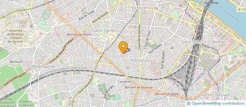 localisation de l'entreprise SOCIETE IMMOBILIERE DUBOURDIEU à BORDEAUX