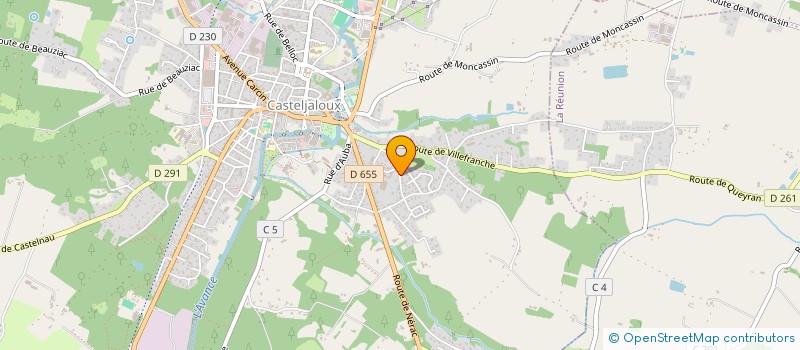 localisation de l'entreprise SOCIETE IMMOBILIERE EDPHI  CASTELJALOUX