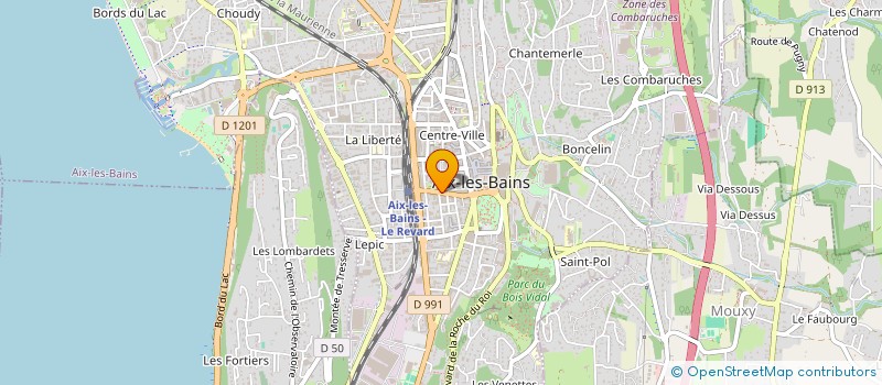 localisation de l'entreprise SOCIETE IMMOBILIERE ET D'EXPLOITATION DE L'HOTEL LE BARON à AIX-LES-BAINS