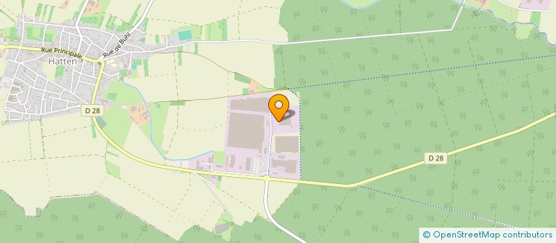 localisation de l'entreprise SOCIETE IMMOBILIERE ET DE GESTION STRIEBIG HATTEN  HATTEN