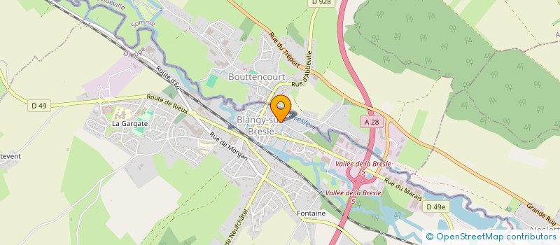 localisation de l'entreprise SOCIETE IMMOBILIERE ET DE PARTICIPATION DE HAUTE NORMANDIE à BLANGY-SUR-BRESLE