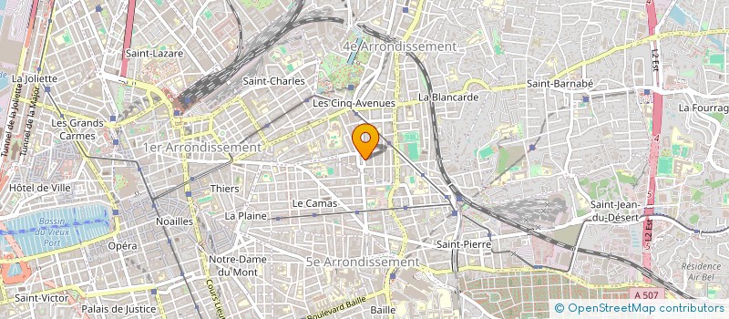 localisation de l'entreprise SOCIETE IMMOBILIERE EURO PHOCEENNE à MARSEILLE
