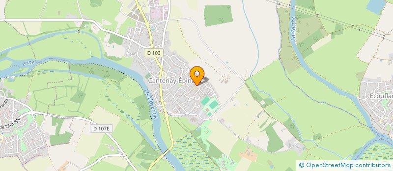 localisation de l'entreprise SOCIETE IMMOBILIERE FANOUINE  CANTENAY-EPINARD
