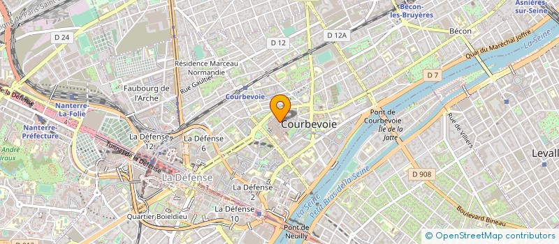 localisation de l'entreprise SOCIETE IMMOBILIERE FRANQUES à COURBEVOIE