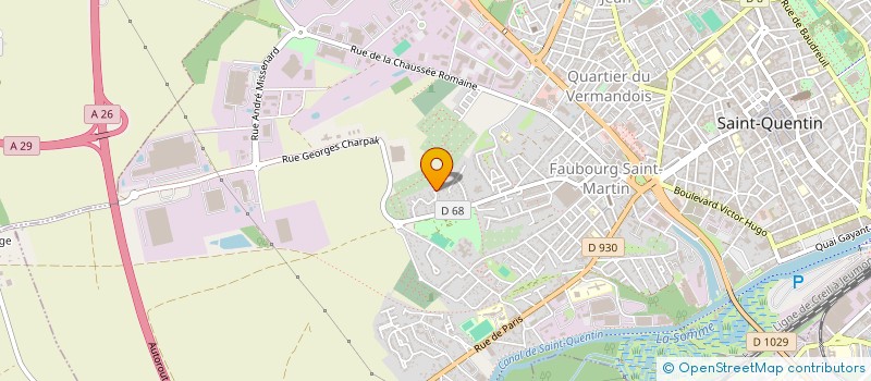 localisation de l'entreprise SOCIETE IMMOBILIERE GESTION ELEMIAH à SAINT-QUENTIN